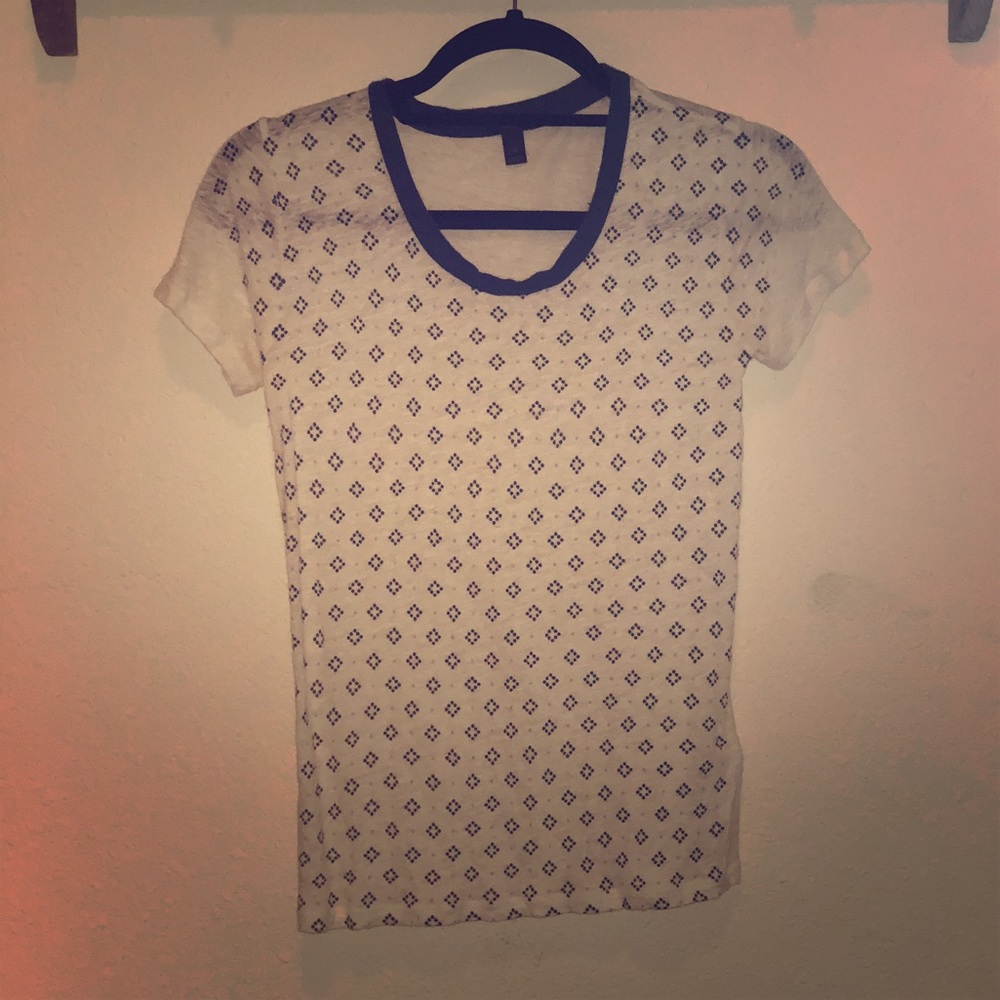 J. Crew patterned tee